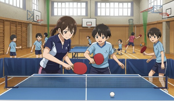 写真：世界一簡単な”下回転サービス