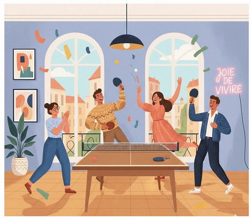 写真：「メゾンカルチャー土曜卓球教室」について