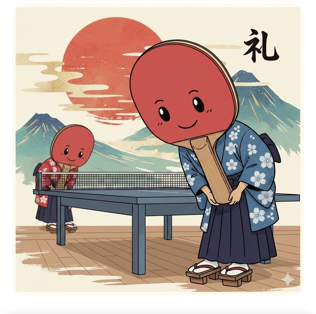 写真：「卓球教室Kクラブ」よりお礼！